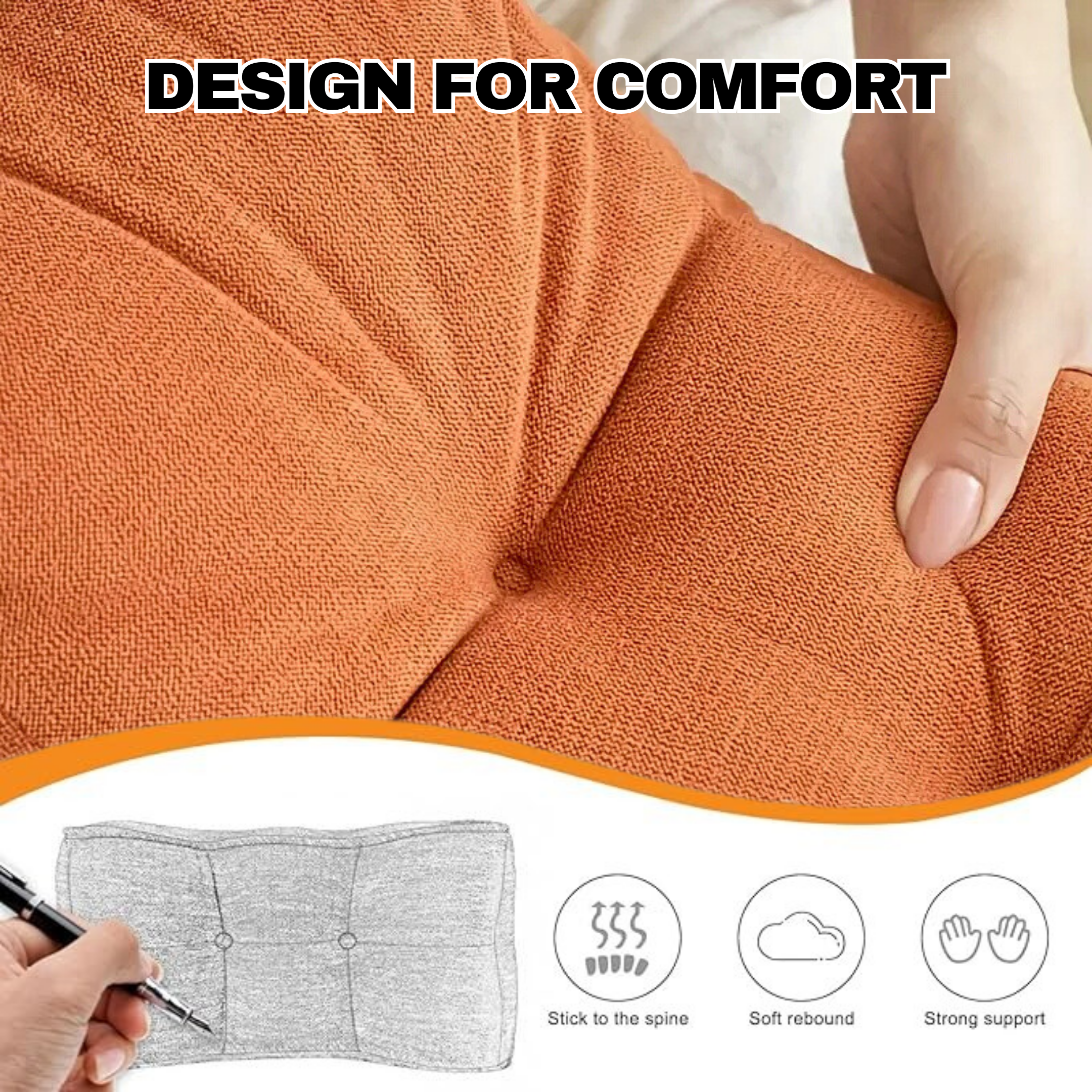 Lumbar Lounge Cushion