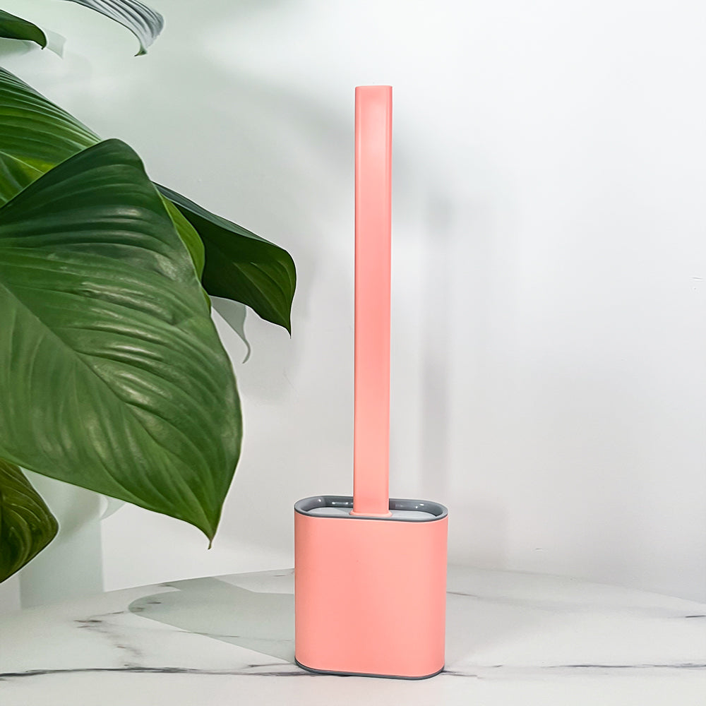 Flexible silicone toilet brush, flexi scrub, toilet brush