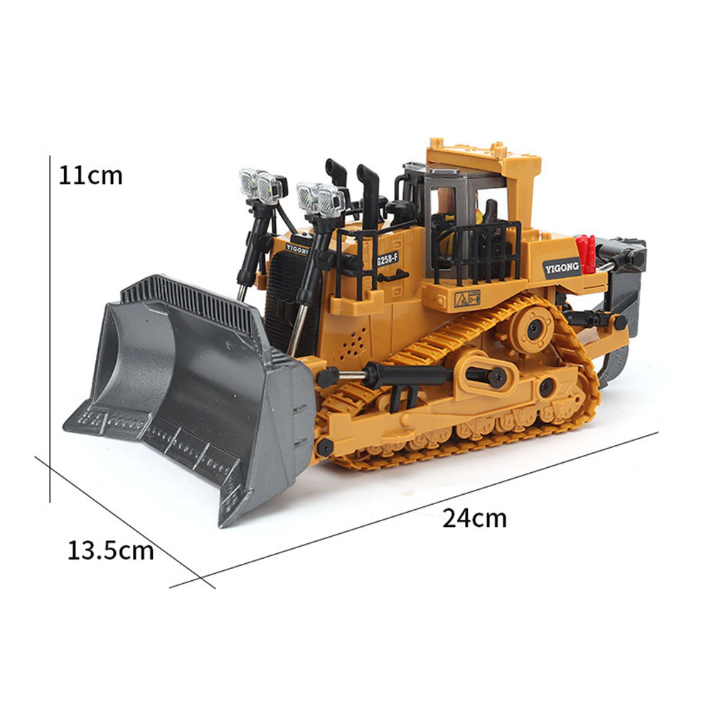 RC digger toy comparable to Precision RC Mighty Machinery and ConstructPro Remote Control toys. - Alloy Remote Control Excavator Simulation Electric Engineering Vehicle_17