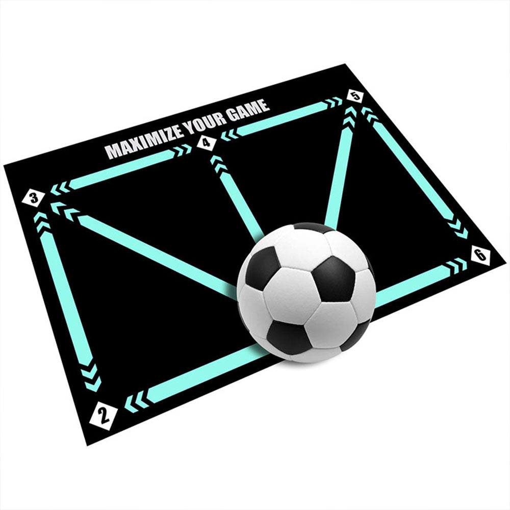 Non-Slip Shock Football Training Mat Ball Control Dribble Mat_0