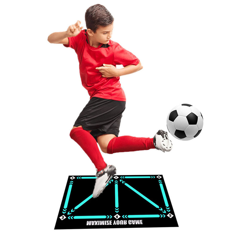 Non-Slip Shock Football Training Mat Ball Control Dribble Mat_2