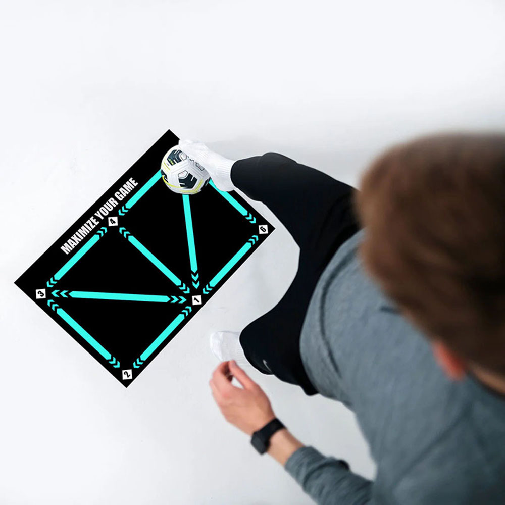 Non-Slip Shock Football Training Mat Ball Control Dribble Mat_3