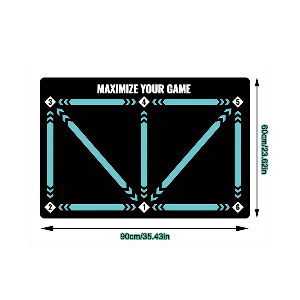 Non-Slip Shock Football Training Mat Ball Control Dribble Mat_5