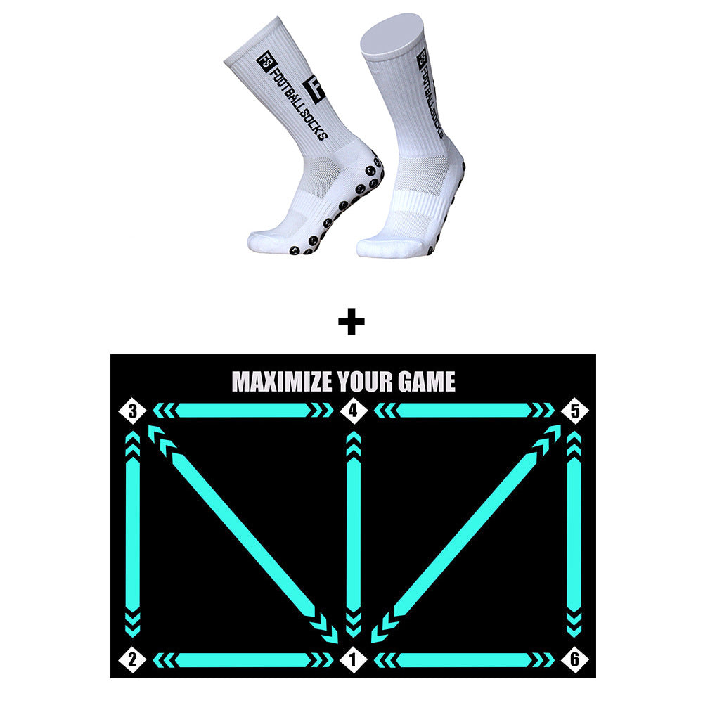 Non-Slip Shock Football Training Mat Ball Control Dribble Mat_7