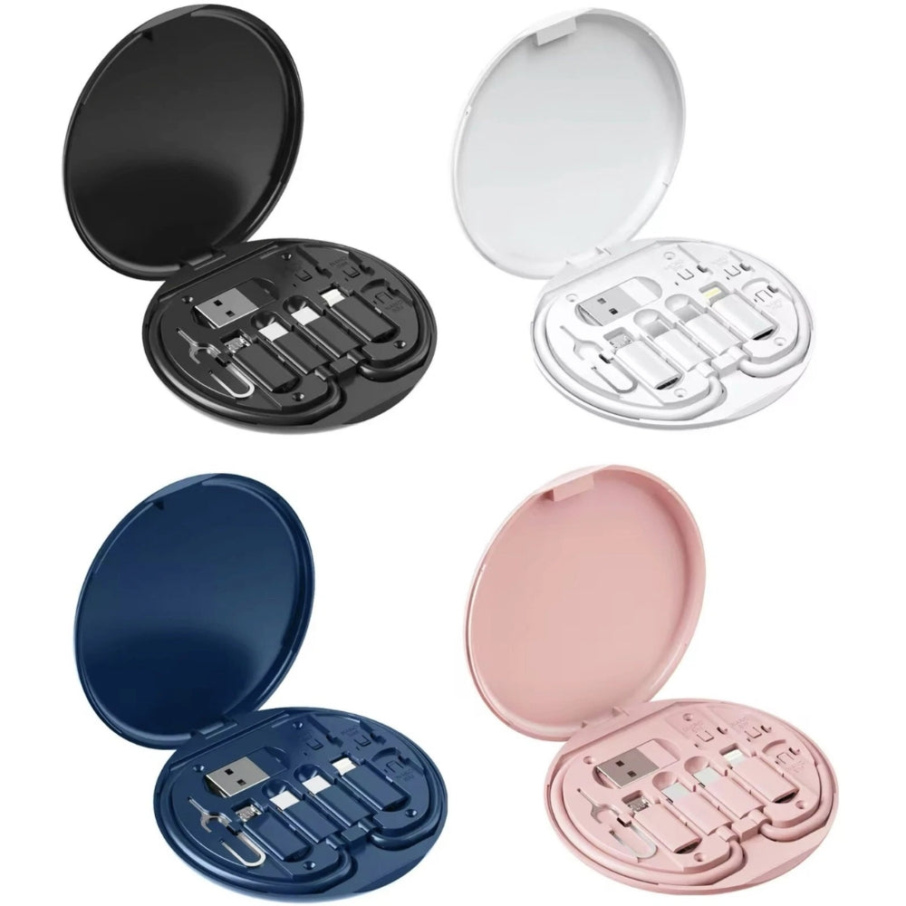 60W Multi Function Type C Fast Charging Cable with OTG and Storage Box