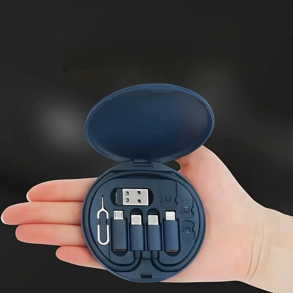 60W Multi Function Type C Fast Charging Cable with OTG and Storage Box