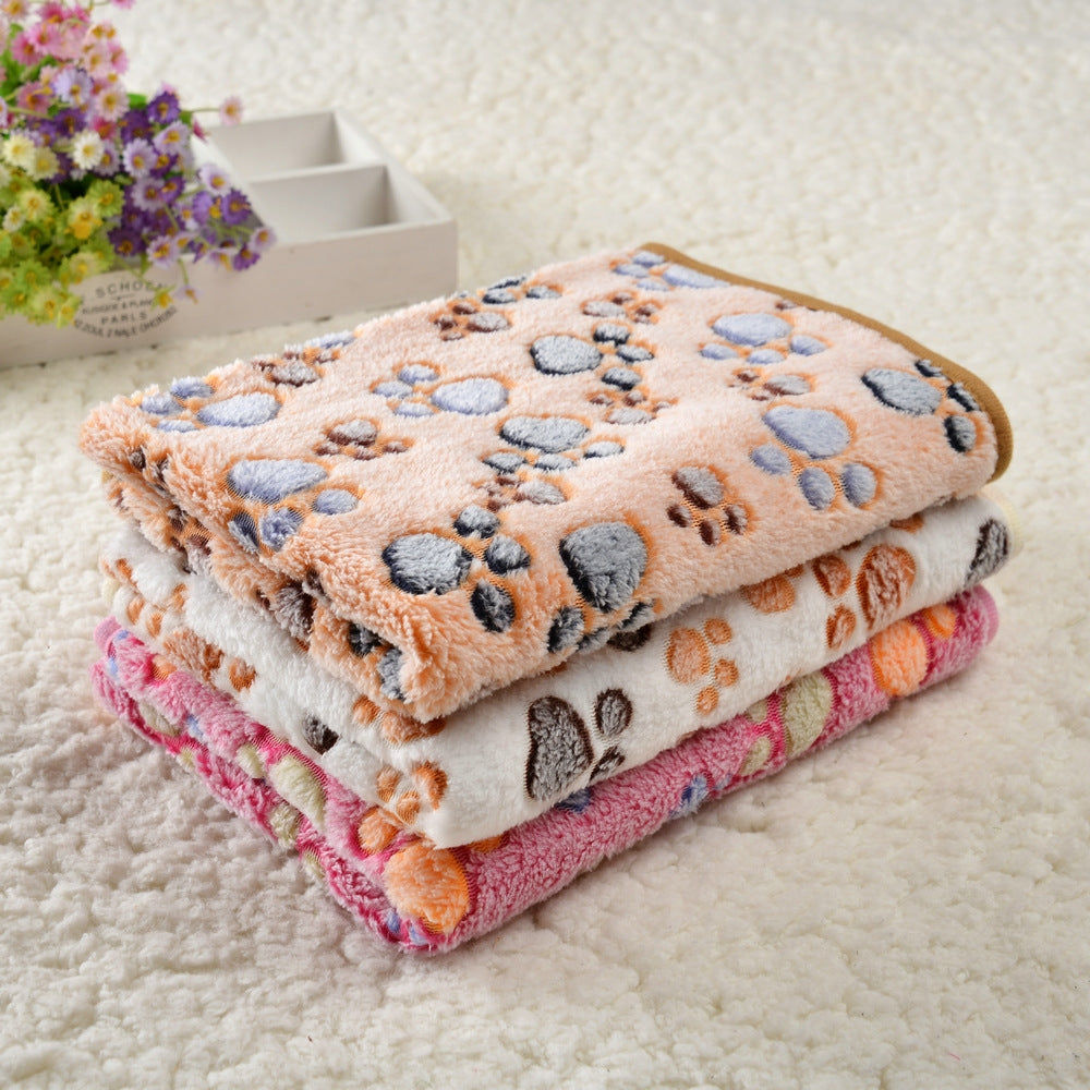 Soft Fleece Pet Blanket Sleep Mat Pad