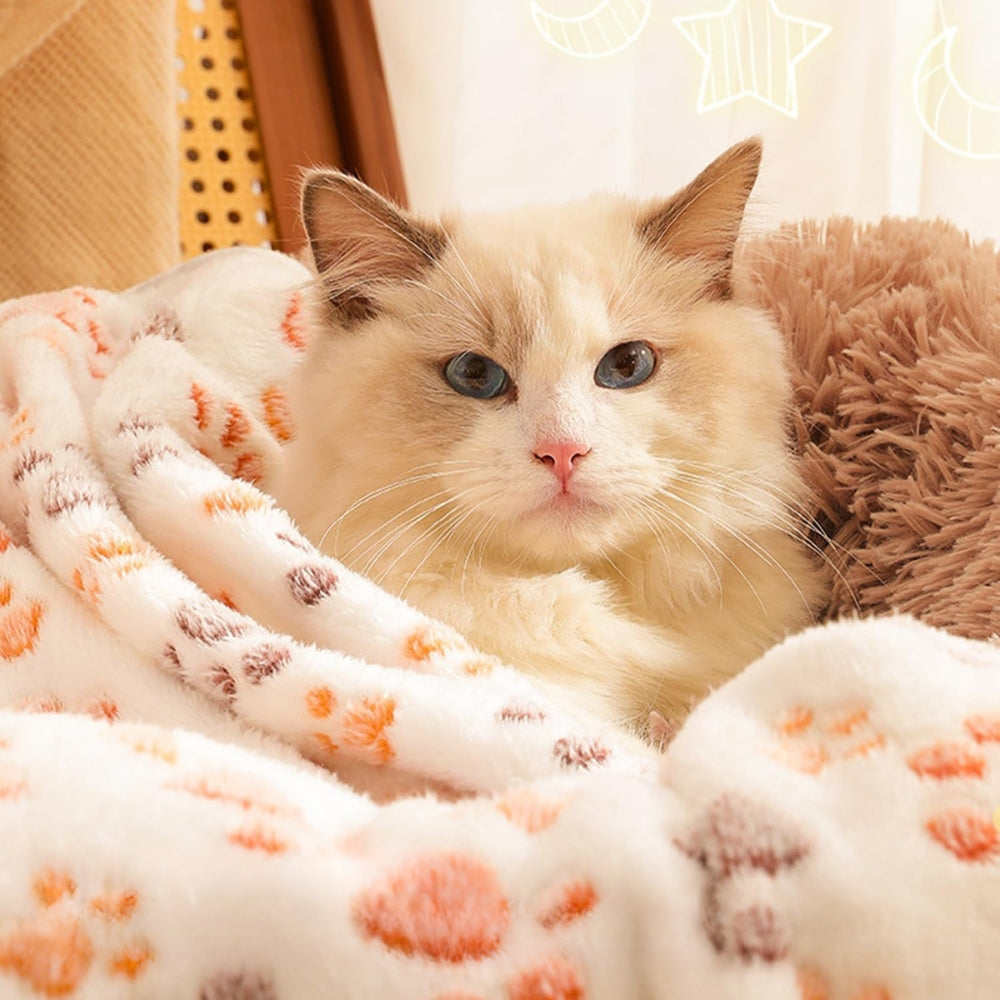 Soft Fleece Pet Blanket Sleep Mat Pad
