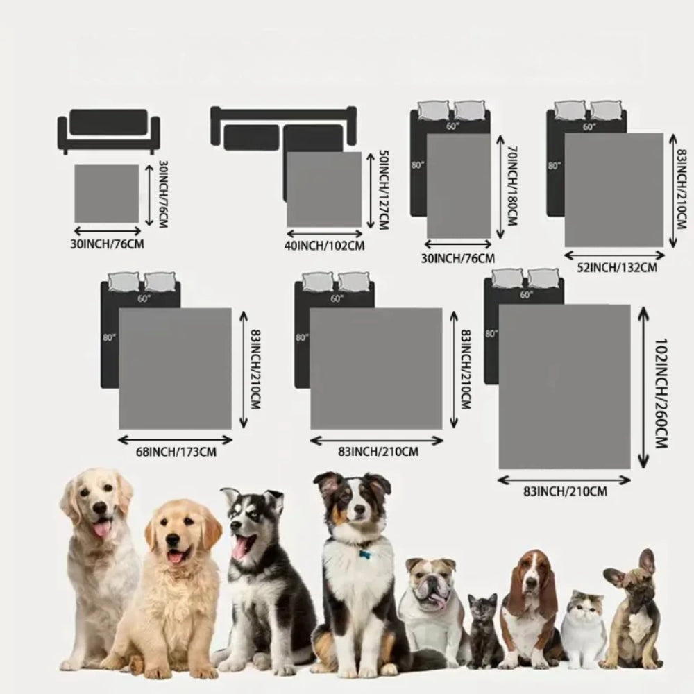 Waterproof Non Slip Dog Bed Cover Pet Furniture Protector