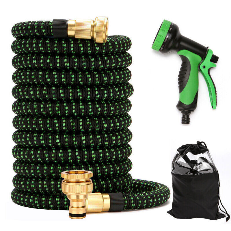 Expandable Knot Free Garden Hose 25/50/75/100ft in legnth