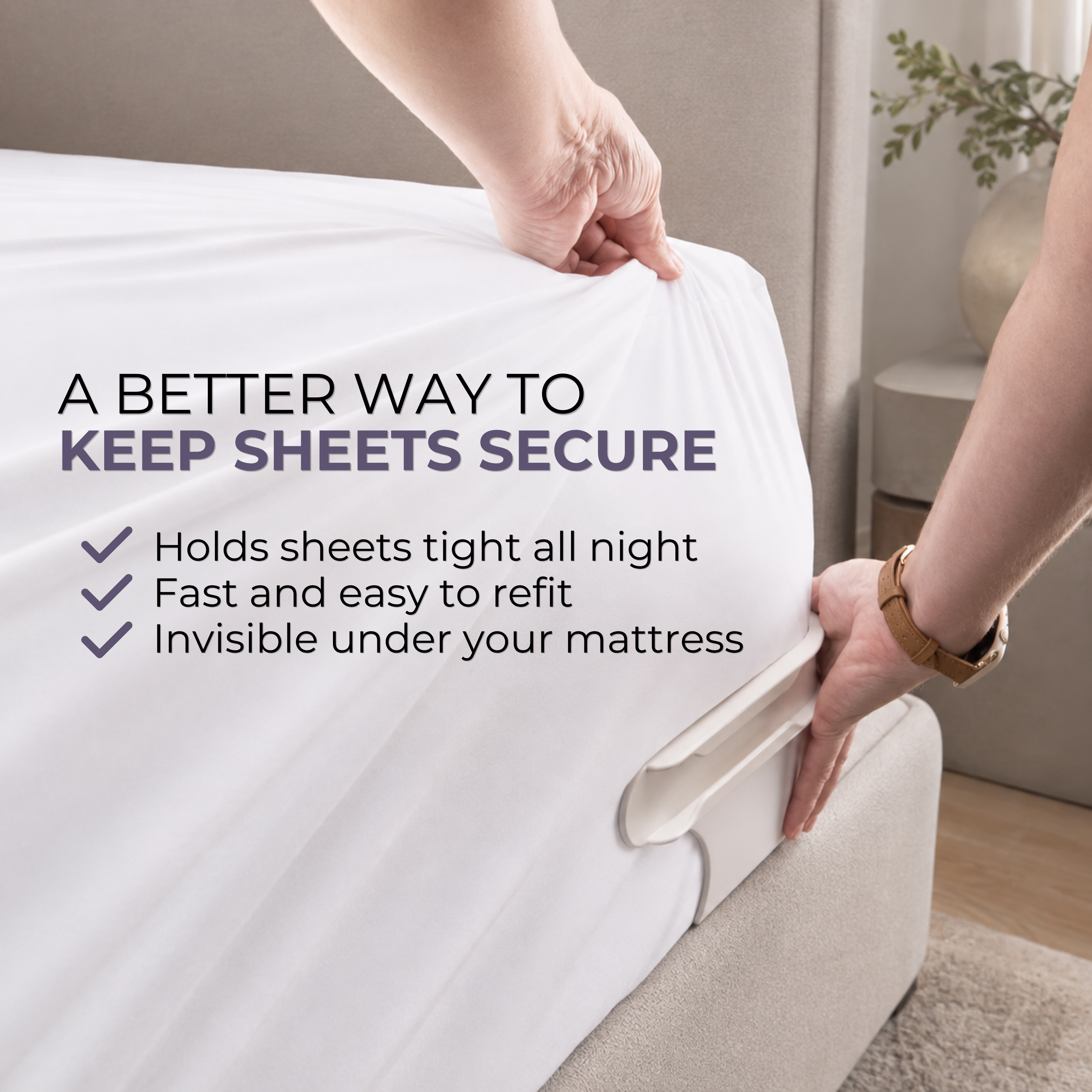 UltraGrip™ Bedsheet Holder Set