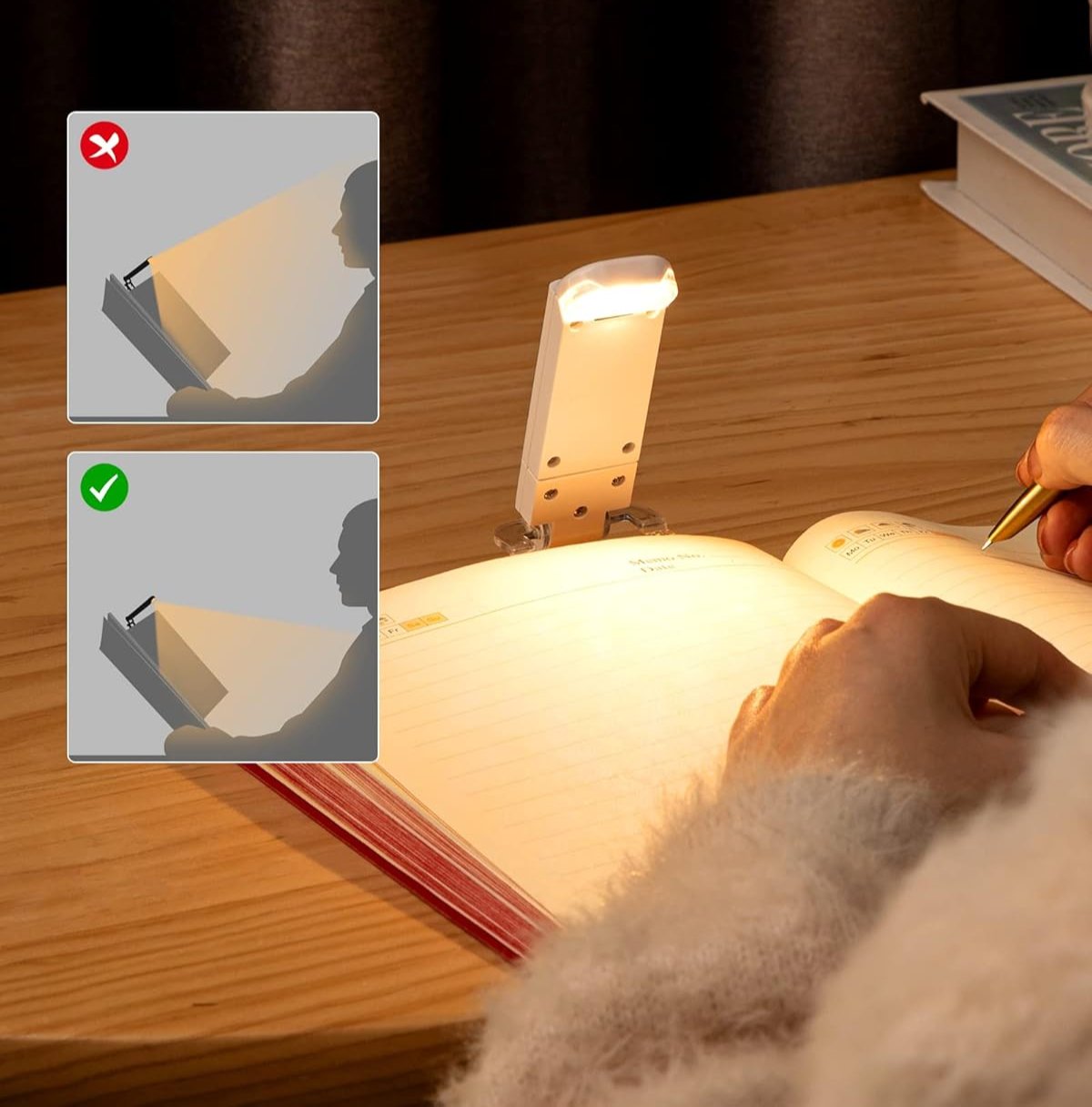 LumiClip™ Bookmark USB Light