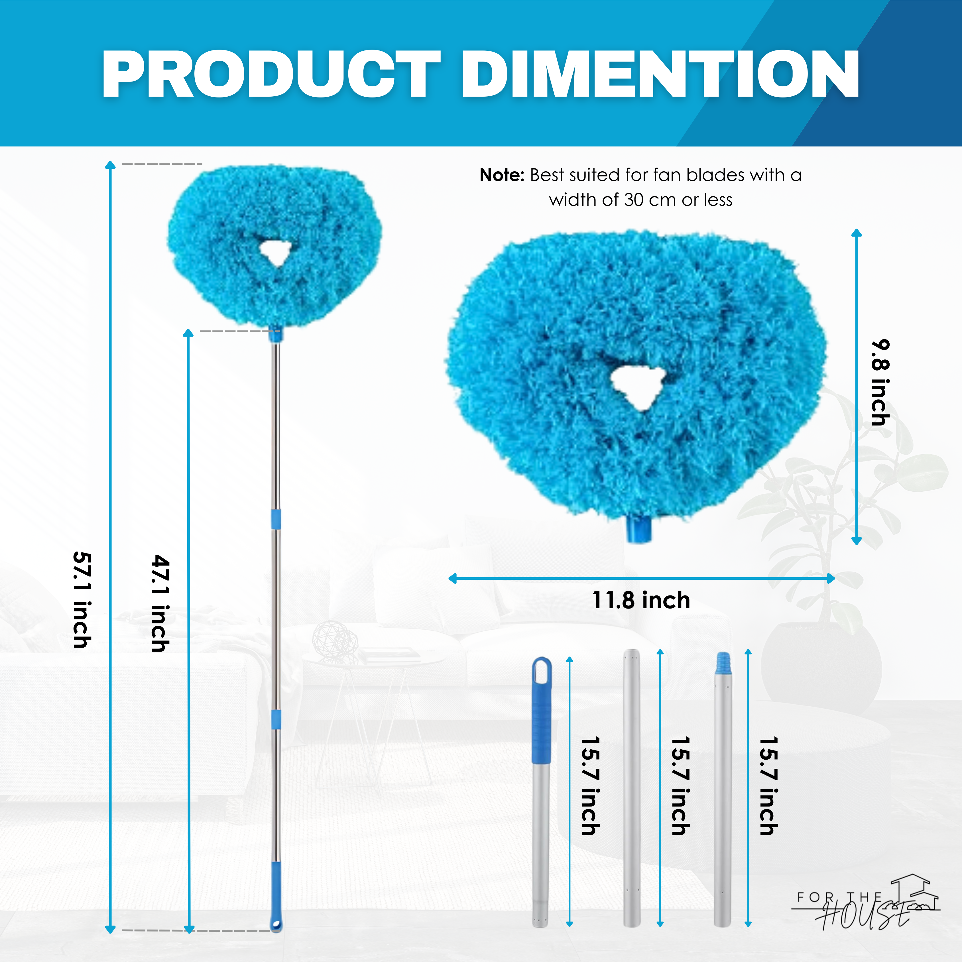 Ceiling Fan Microfiber Fan Duster
