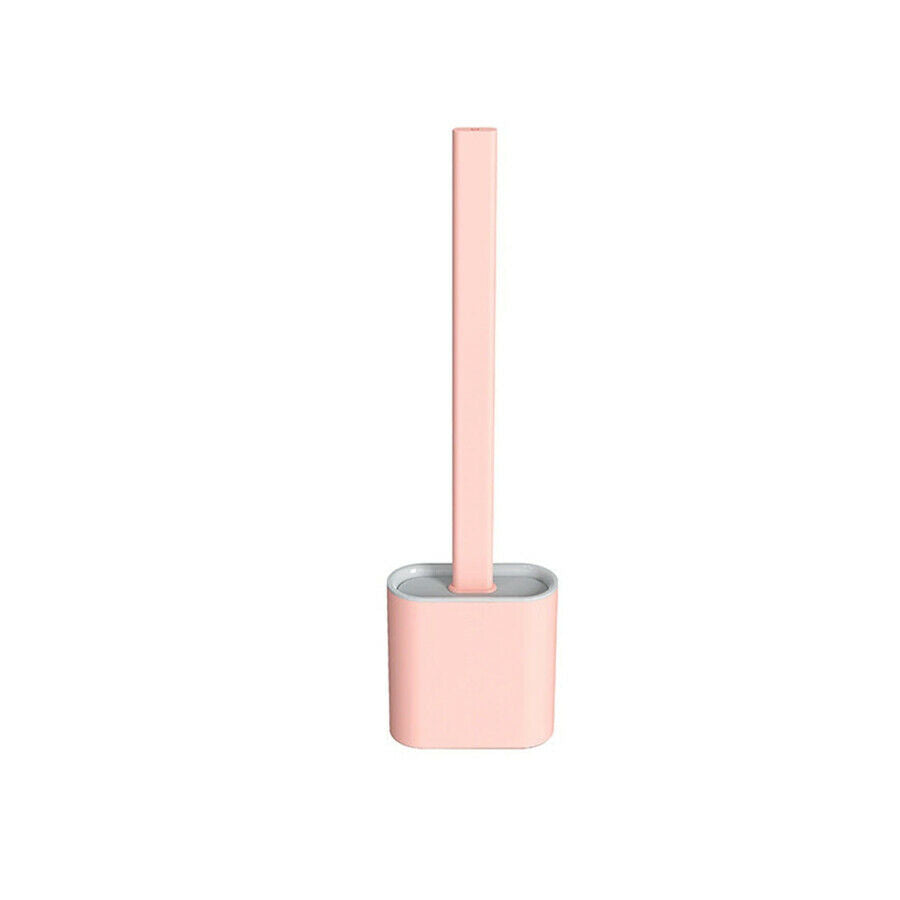 Pink Flexible Silicone Toilet Brush, Flexible silicone toilet brush, flexi scrub, toilet brush
