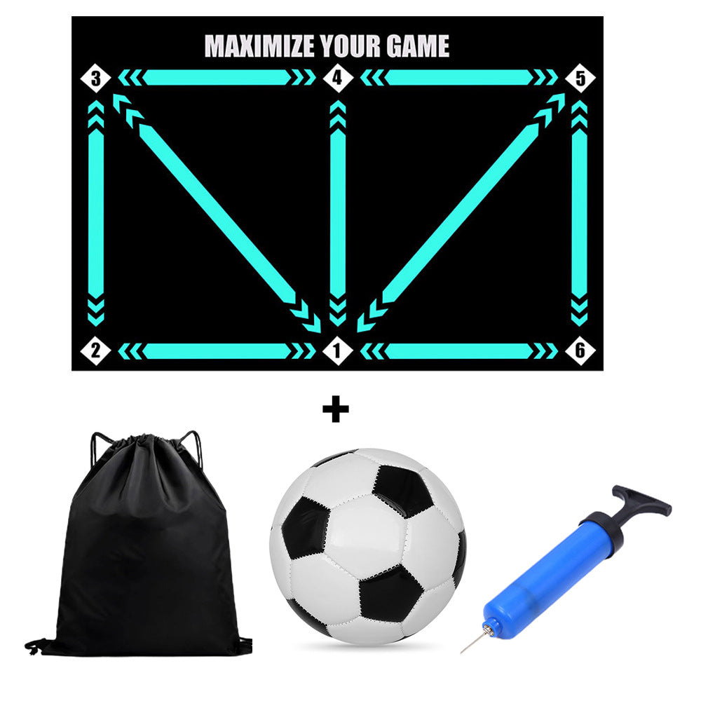 Non-Slip Shock Football Training Mat Ball Control Dribble Mat_8