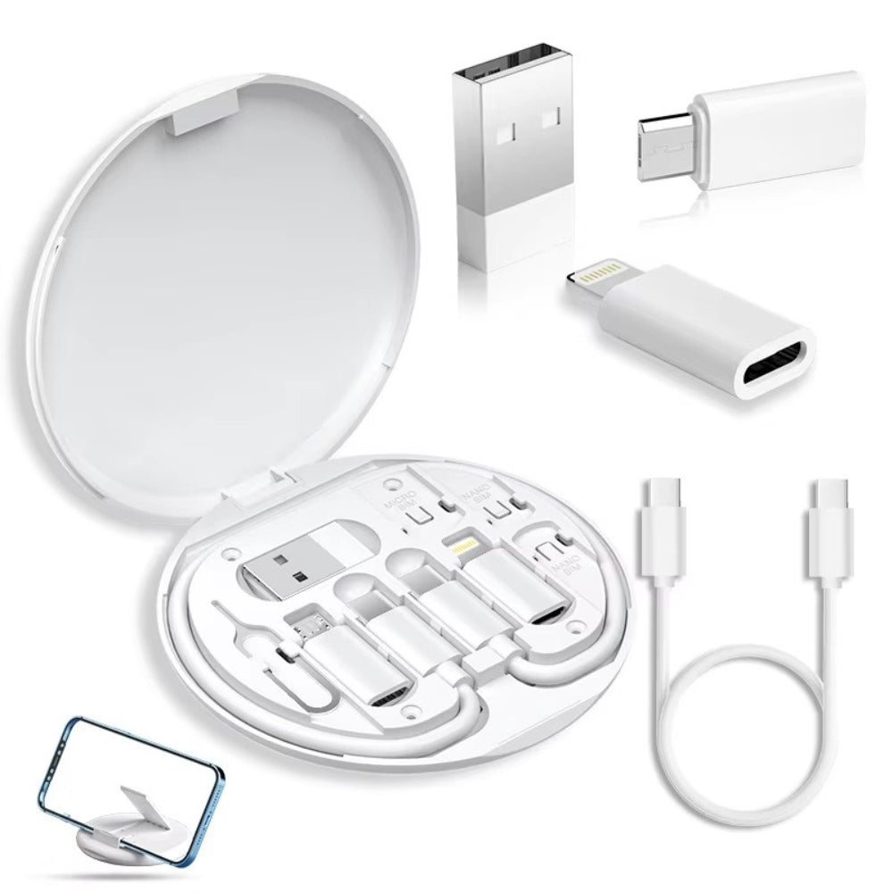 60W Multi Function Type C Fast Charging Cable with OTG and Storage Box