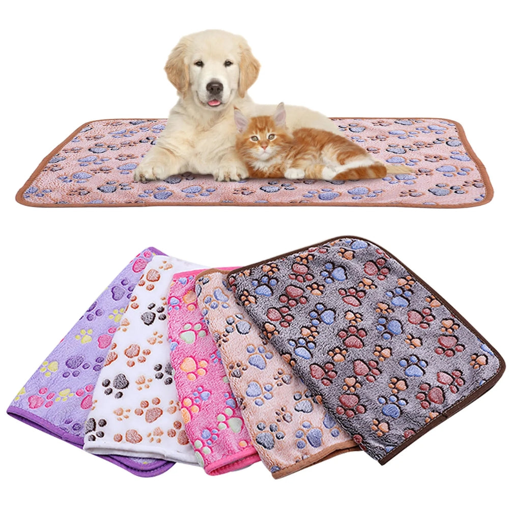 Soft Fleece Pet Blanket Sleep Mat Pad