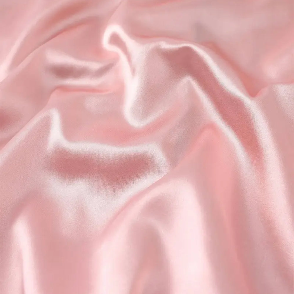 Women’s Satin Pajama Set Short Sleeve Top and Shorts Sleepwear