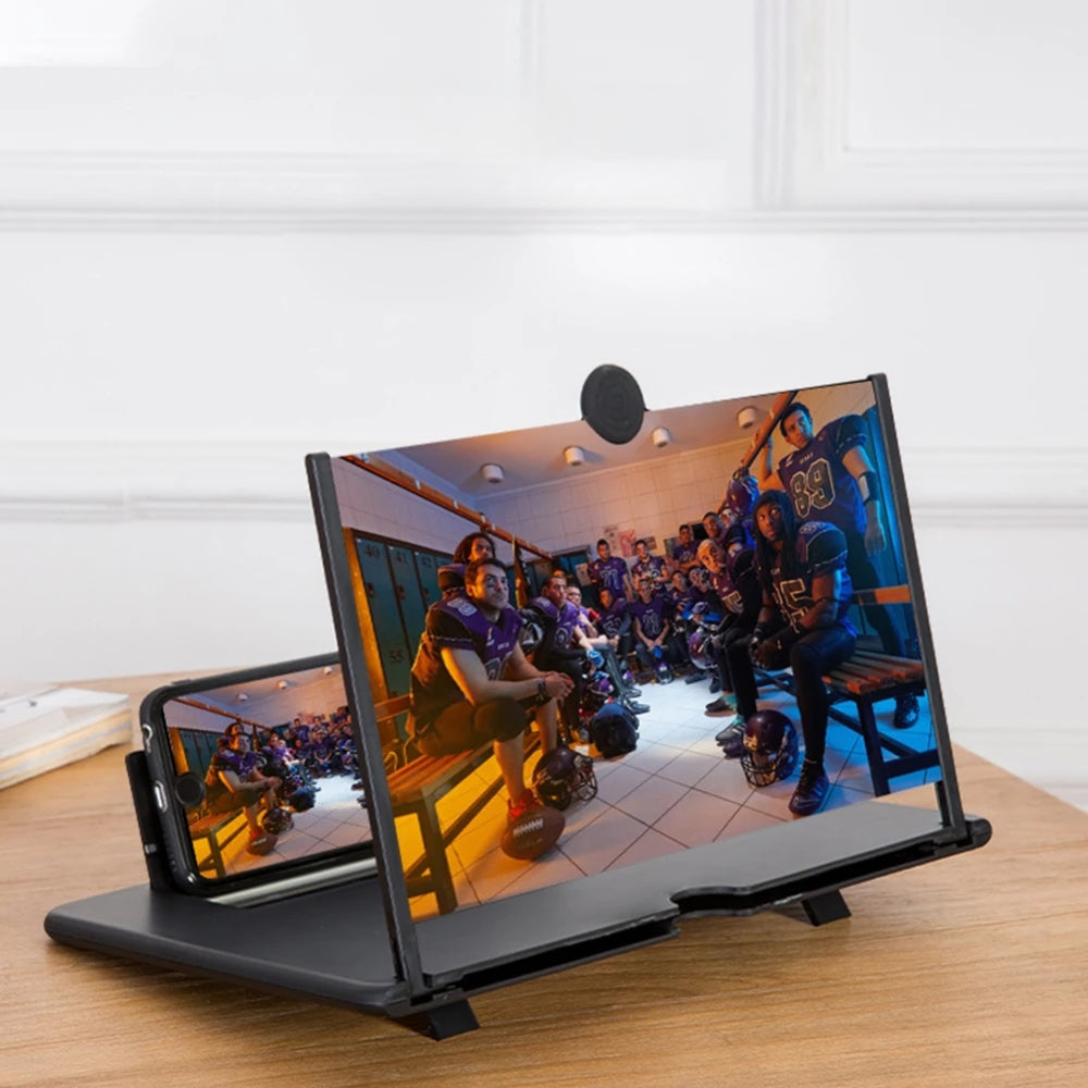 3D HD Foldable Smartphone Screen Magnifier Projector Stand