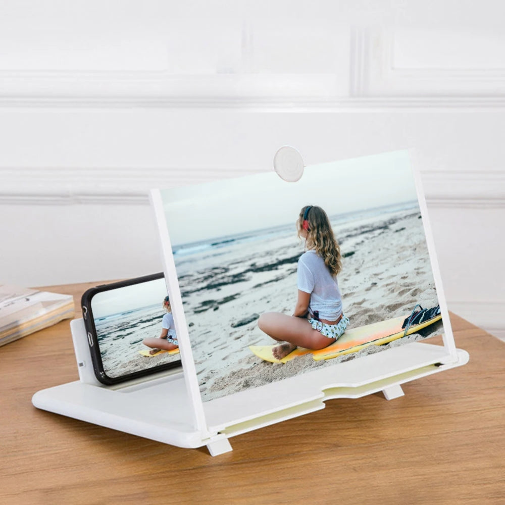 3D HD Foldable Smartphone Screen Magnifier Projector Stand