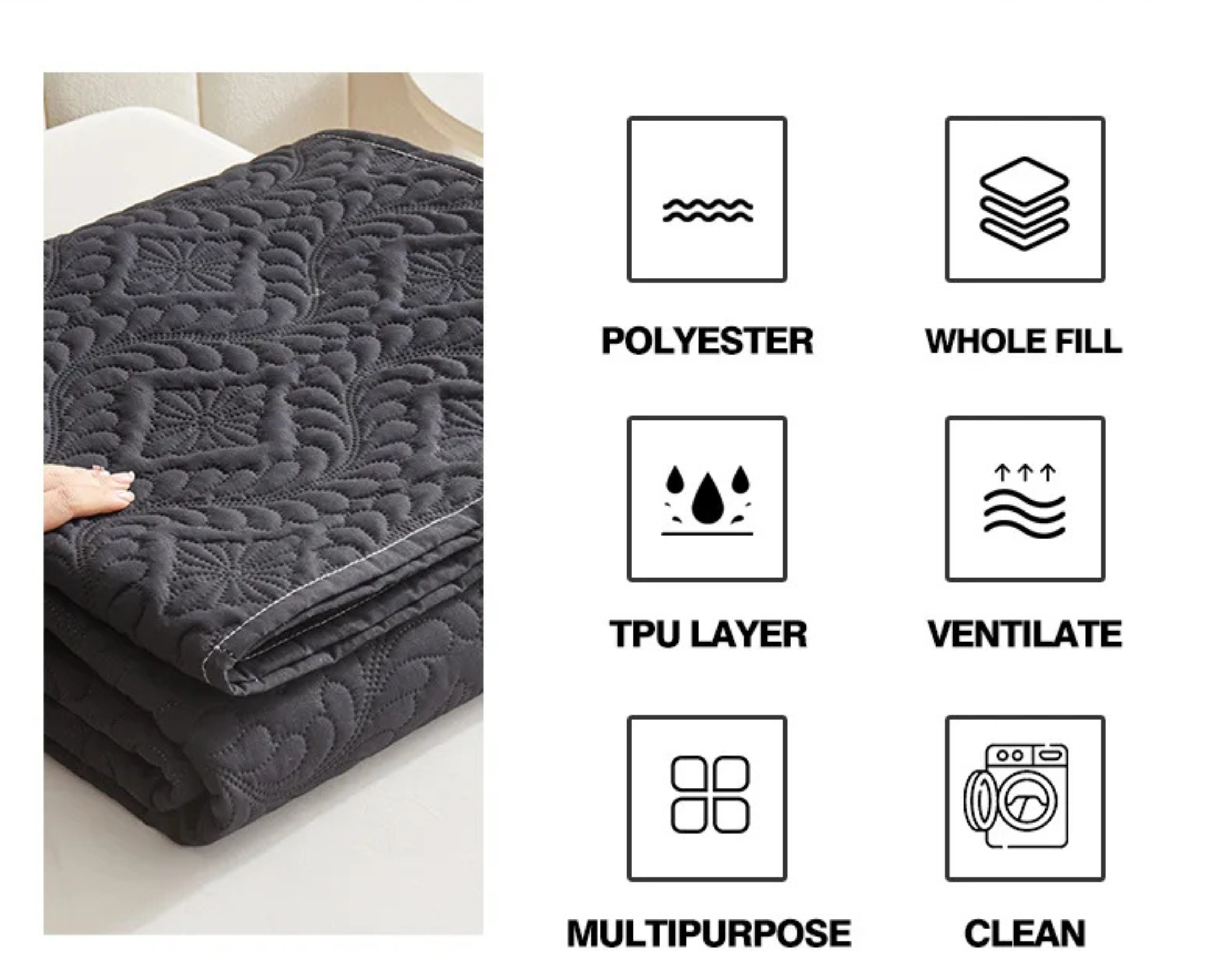 Waterproof Non-Slip Pet Bed Cover