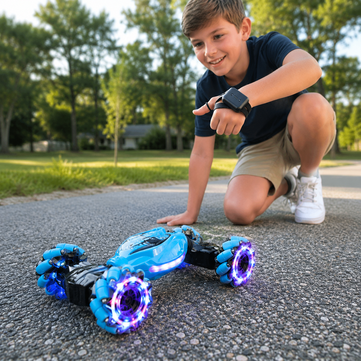 Gesture Control Stunt Car