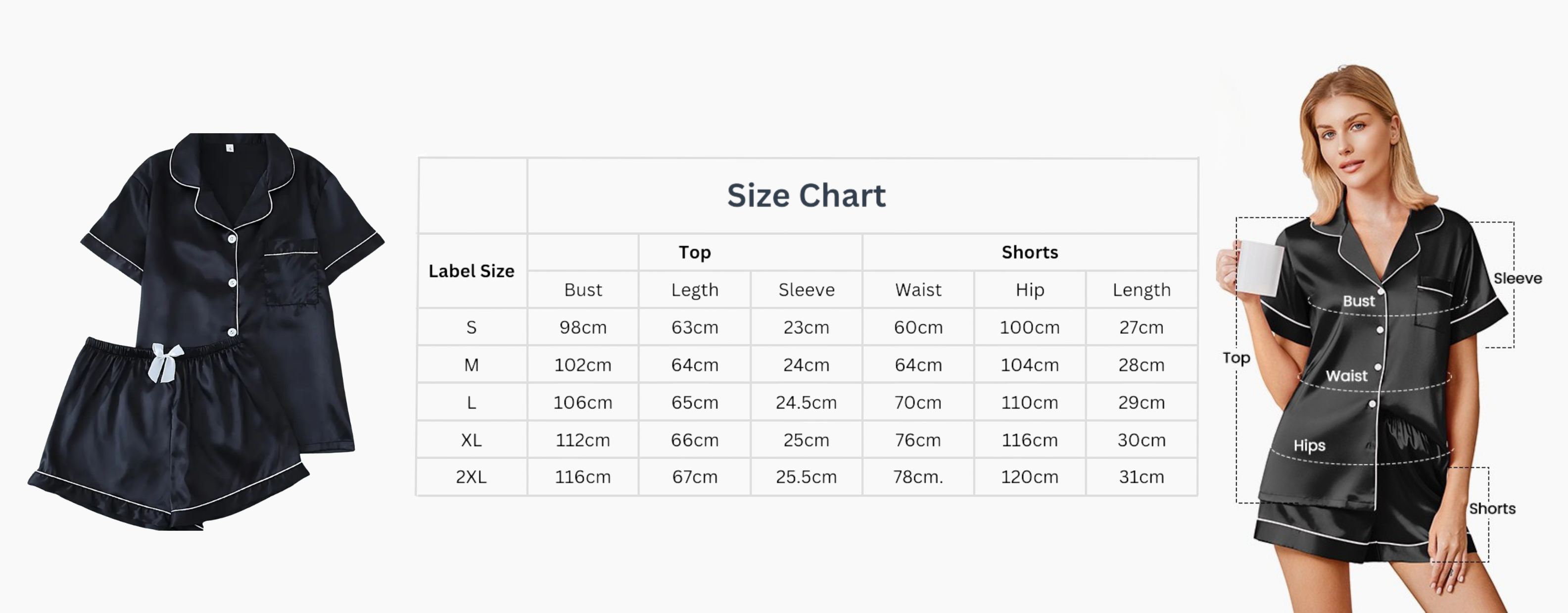 Luxe Women Satin Silky Pyjamas