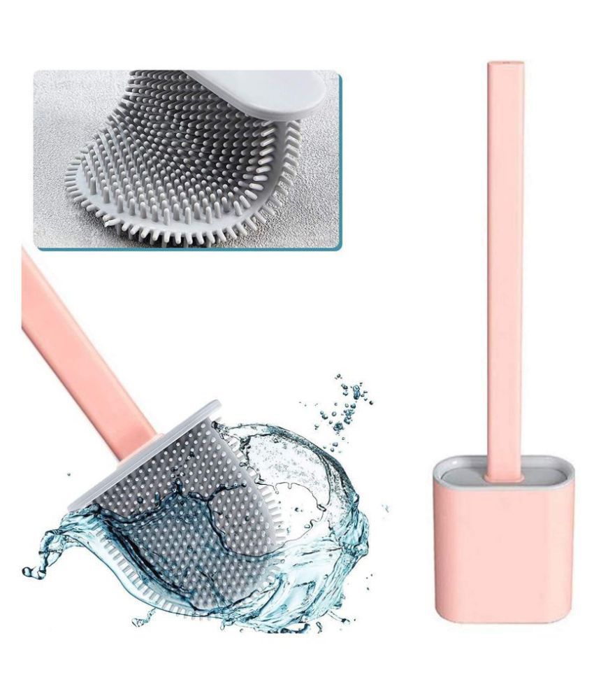 Flexible Silicone Toilet Brush - Multiple Colours Available, Flexible silicone toilet brush, flexi scrub, toilet brush
